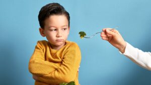 picky eating - kid refusing to eat broccoli